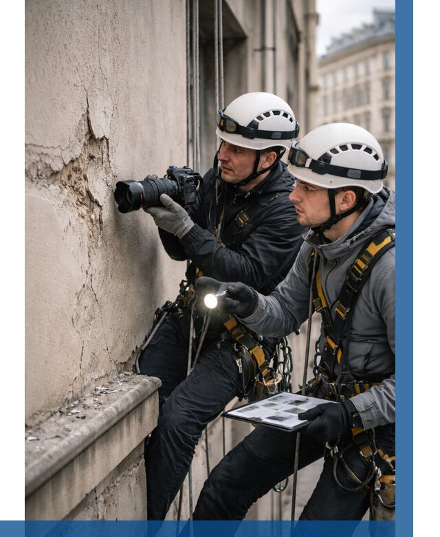 Фотофиксация дефектов фасада в Пыти-Яхах от 4578 р. | ВЫСОТНИК-Пть